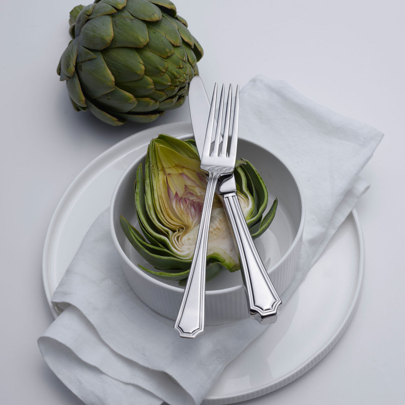 Wallace Audra 20-Piece 18/10 Stainless Steel Flatware Set, Service